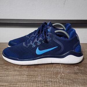 Nike Free RN 2018 (942836-403) Men's Running Shoes Sneakers Size 9.5 Blue